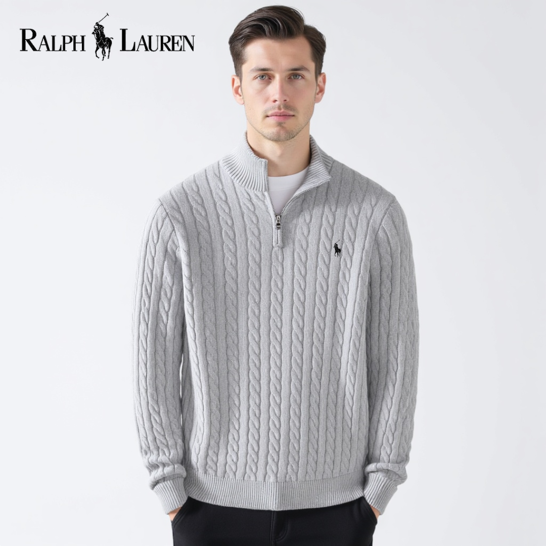 Maglione da Uomo in Maglia Cable-Knit Premium – Fit Moderno, Morbido e Versatile
