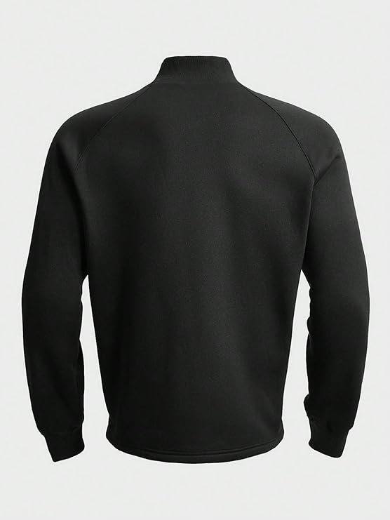 Maglione in Cotone con Mezzo Zip