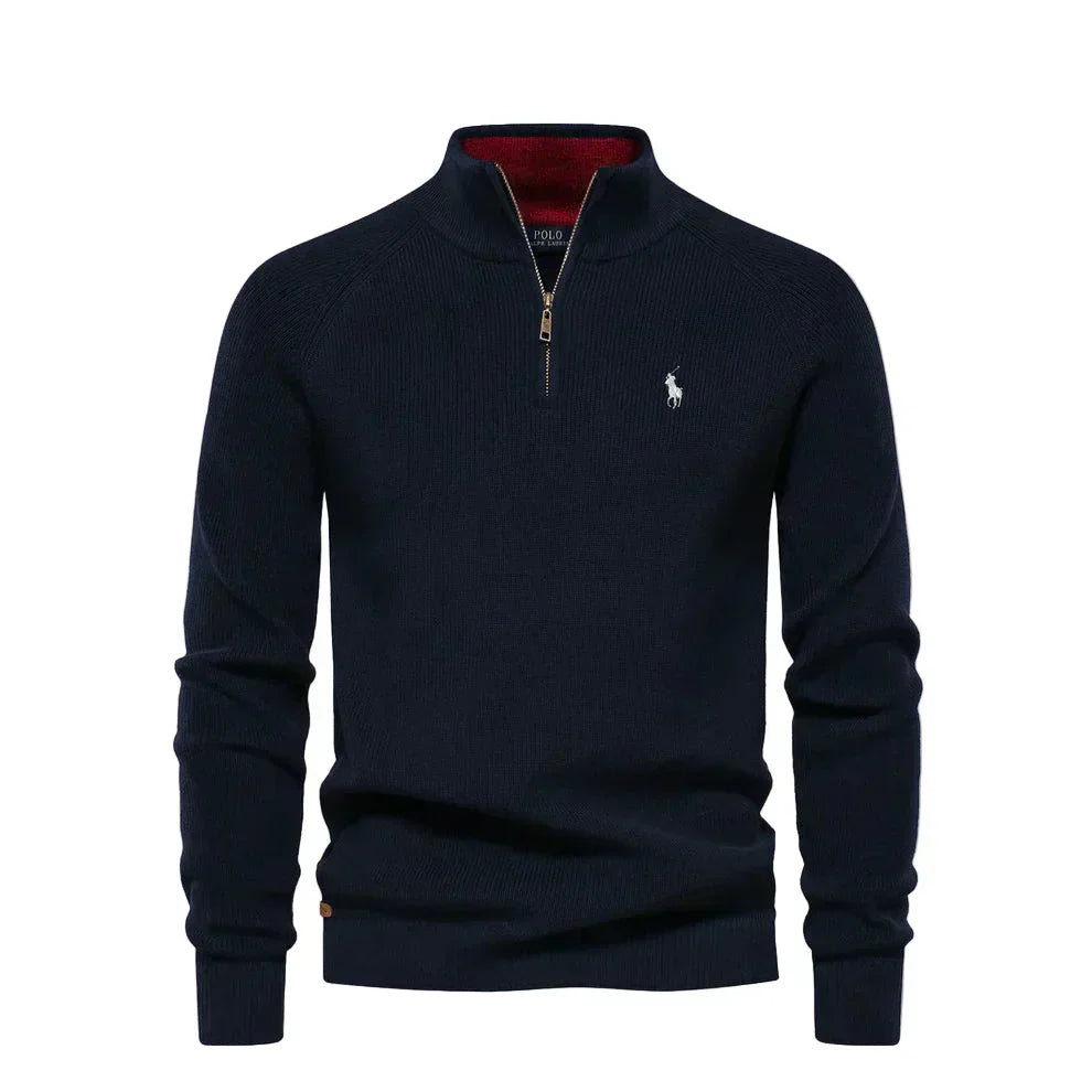 Ralph Lauren | Maglione con zip a metà Black Friday -70% DI SCONTO