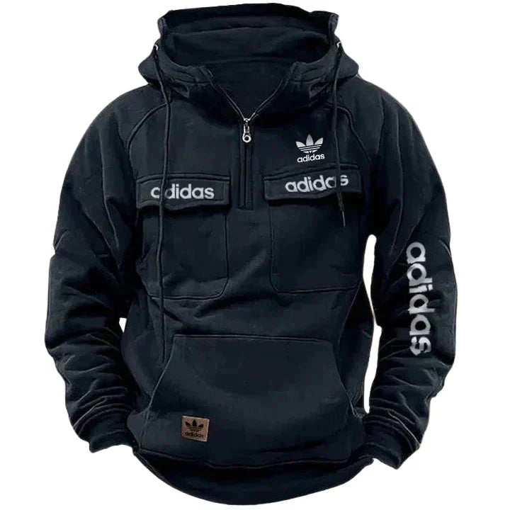 ADIDAS™ - Felpa Tactical Quarter Blu Notte