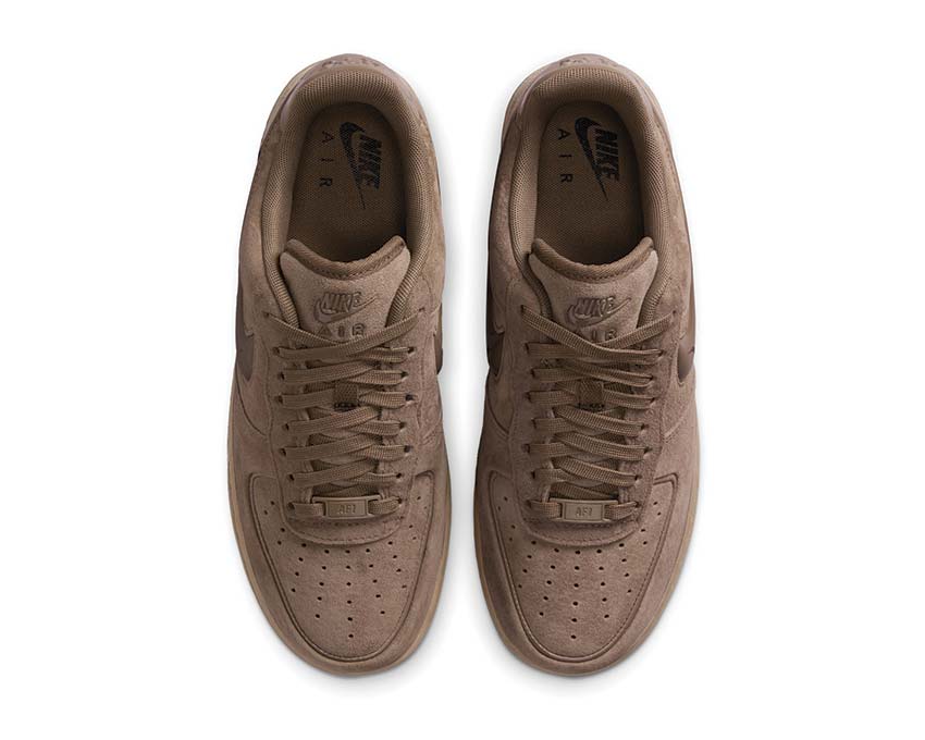 Scarpe da ginnastica basse da donna in pelle marrone chiaro