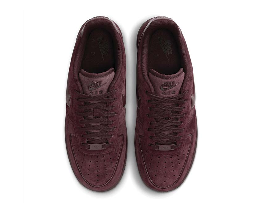Scarpe da ginnastica in pelle da donna color bordeaux