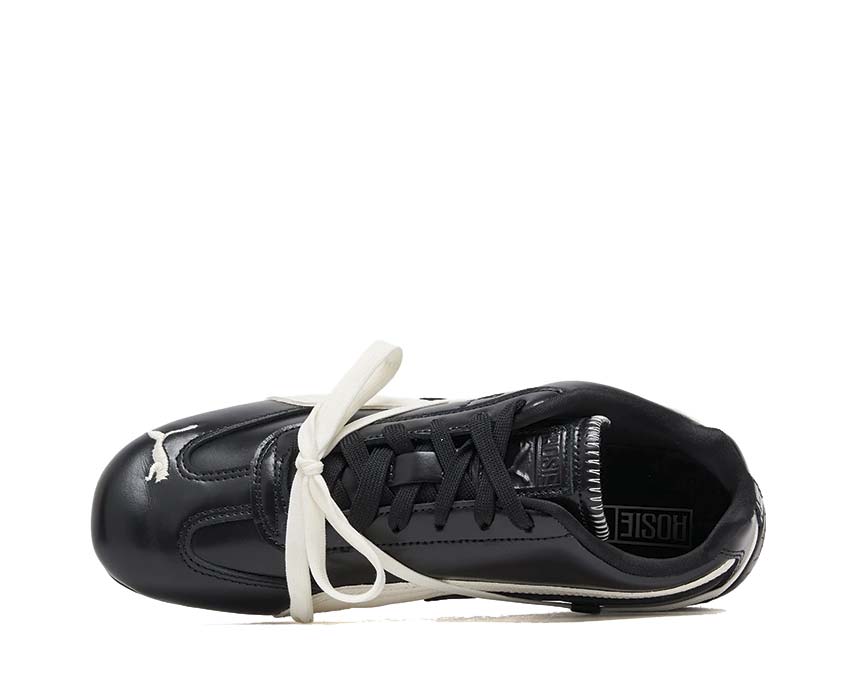 Scarpe sportive in pelle scamosciata nere con suola in gomma antiscivolo