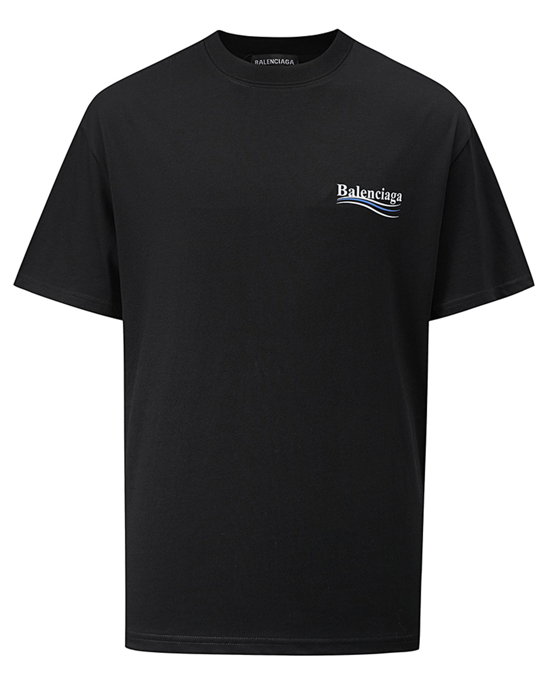 T-Shirt Logo Iconico in Cotone Mercerizzato - Nero