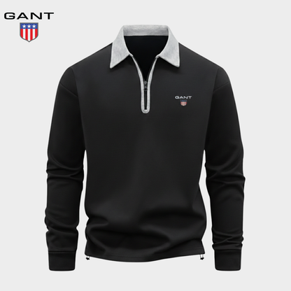 GANT™ Maglione in Maglia con Zip Premium