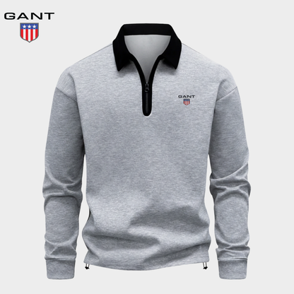 GANT™ Maglione in Maglia con Zip Premium