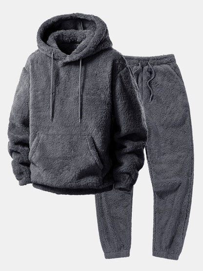 Felpa Basic Teddy & Pantaloni Jogger Teddy