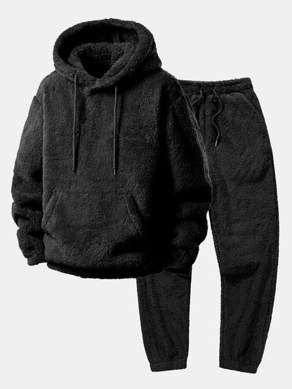 Felpa Basic Teddy & Pantaloni Jogger Teddy