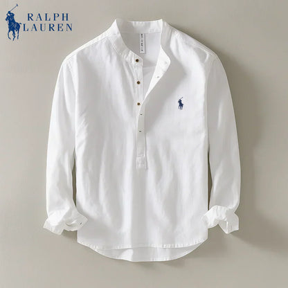 Camicia in Lino Mandarino