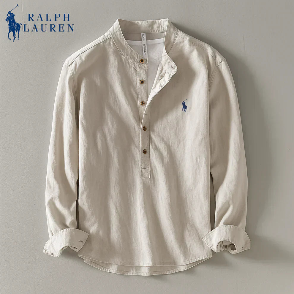 Camicia in Lino Mandarino