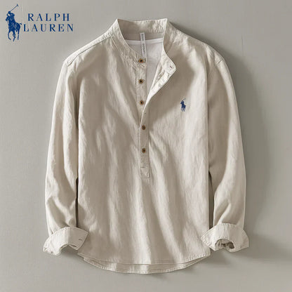 Camicia in Lino Mandarino