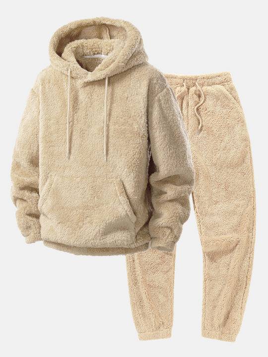 Felpa Basic Teddy & Pantaloni Jogger Teddy