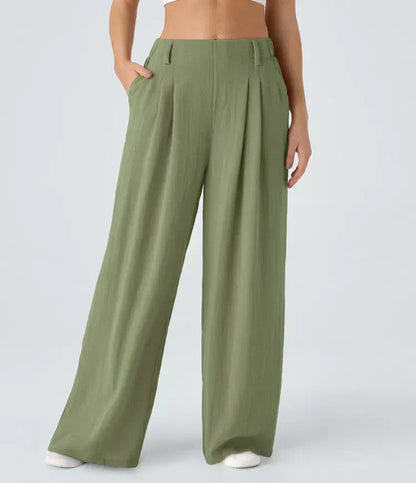 Pantaloni Casual in Lino