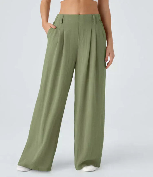 Pantaloni Casual in Lino