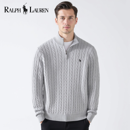 Maglione a Treccia Heritage – Fit Premium