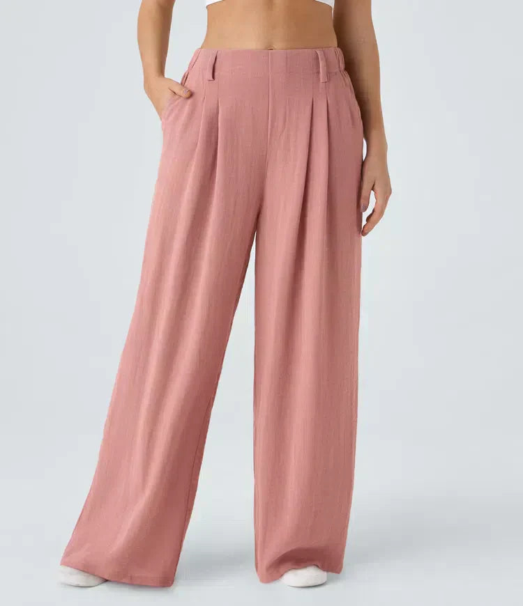Pantaloni Casual in Lino