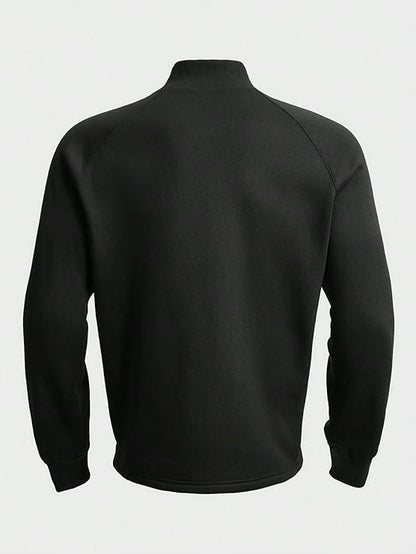 Maglione in Cotone con Mezzo Zip