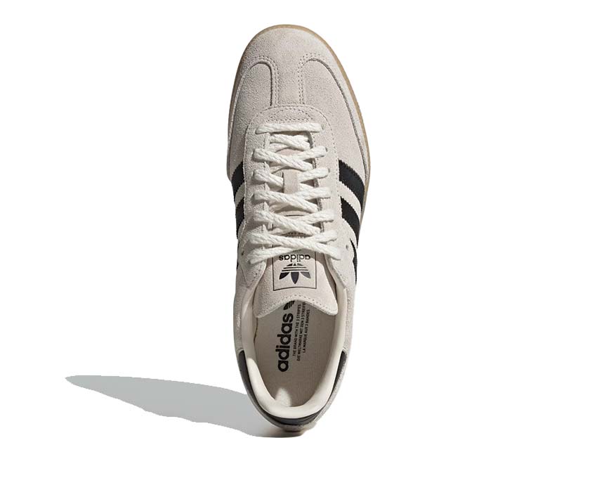 Scarpe da ginnastica classiche in pelle bianca gesso