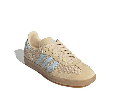 Scarpe da ginnastica classiche in pelle color sabbia