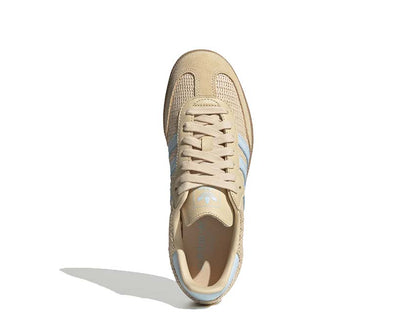 Scarpe da ginnastica classiche in pelle color sabbia