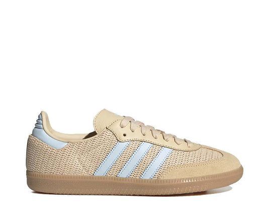 Scarpe da ginnastica classiche in pelle color sabbia