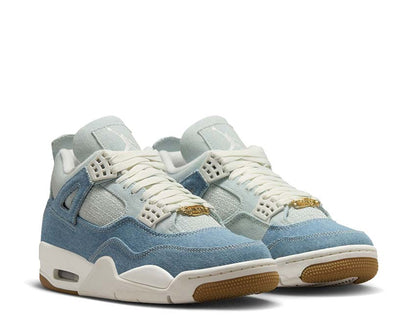 Scarpe da ginnastica retrò in denim con dettagli testurizzati