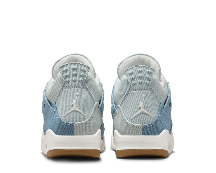 Scarpe da ginnastica retrò in denim con dettagli testurizzati