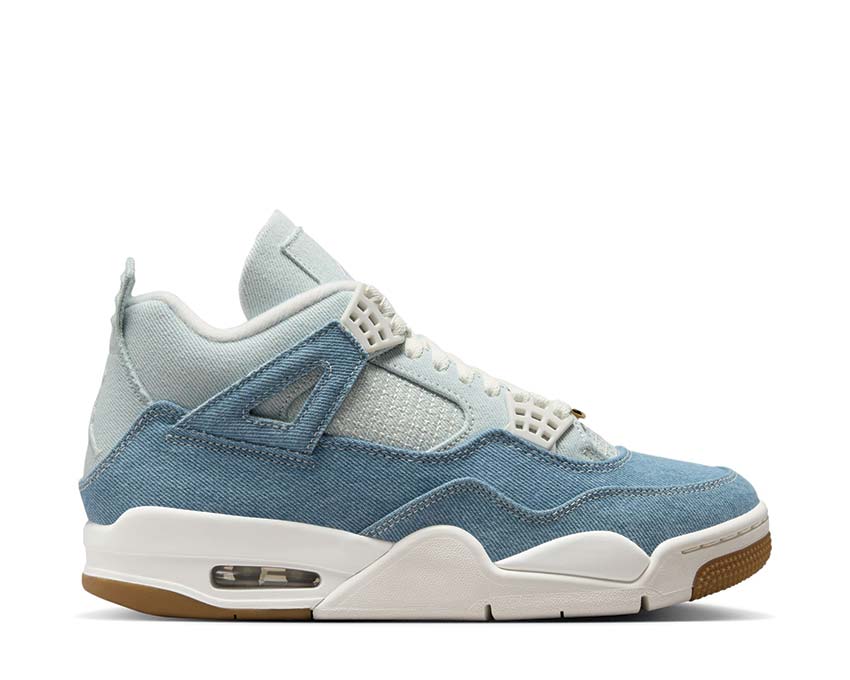 Scarpe da ginnastica retrò in denim con dettagli testurizzati
