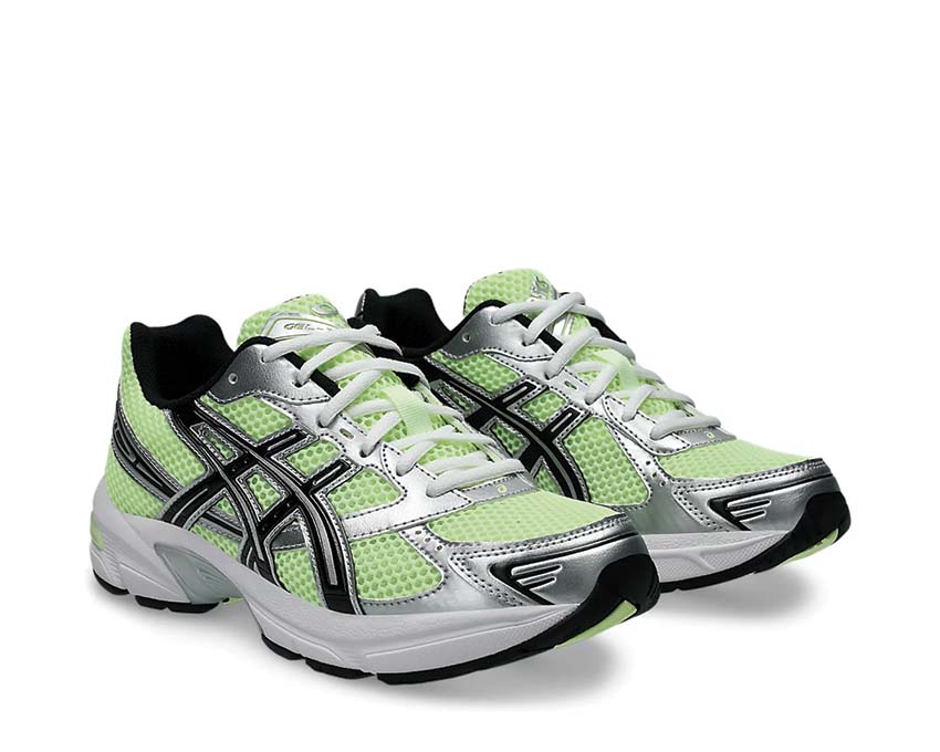 Scarpe da corsa giallo luminoso con tecnologia di ammortizzazione avanzata
