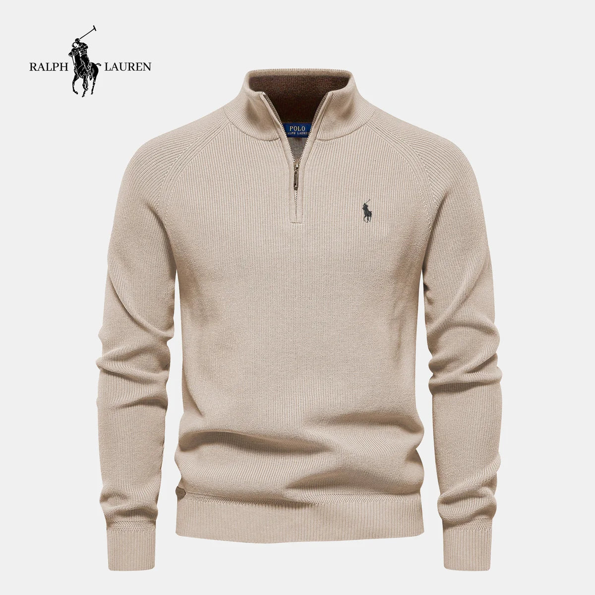Maglione Mezzo Zip