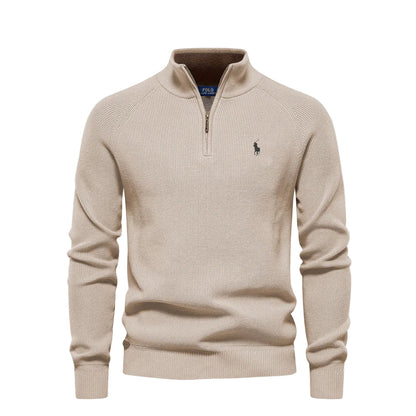 RL | Maglione con zip a metà