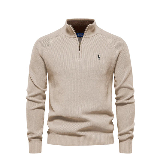 RL | Maglione con zip a metà