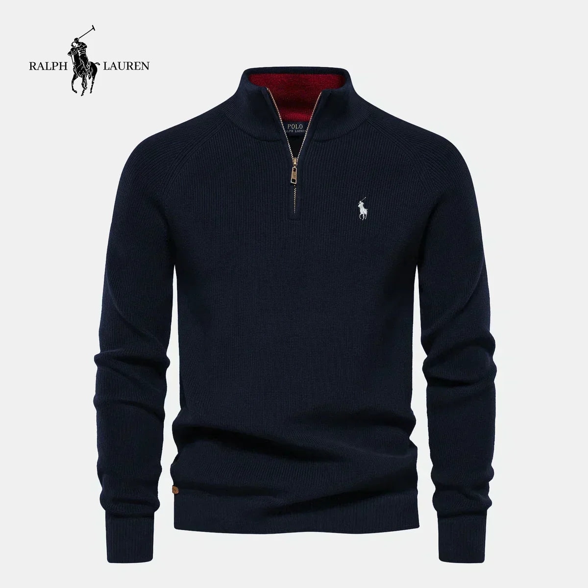 Maglione Mezzo Zip