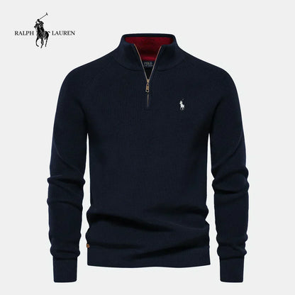 Maglione Mezzo Zip