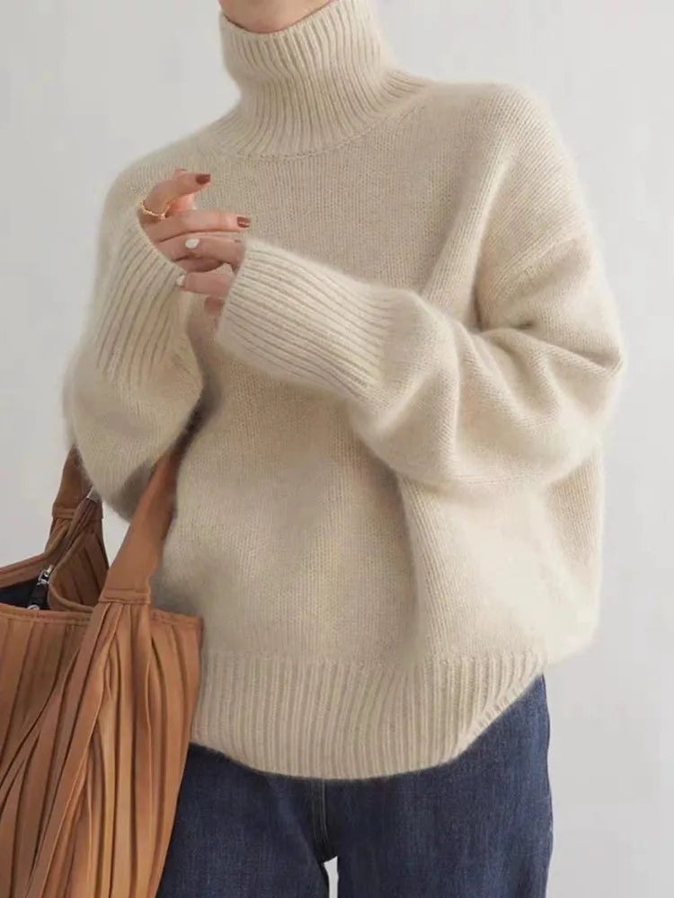 Maglione Lynn con Collo Alto