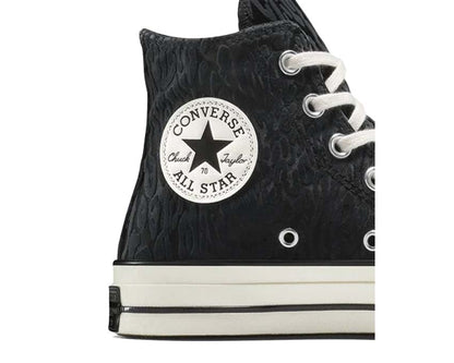Scarpe Alte in Tela Nera