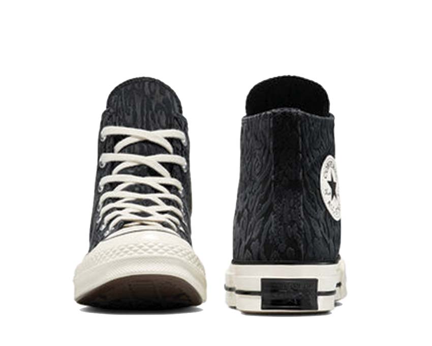 Scarpe Alte in Tela Nera