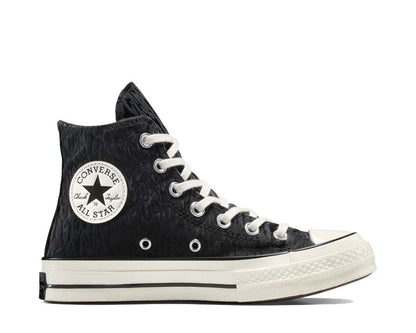 Scarpe Alte in Tela Nera