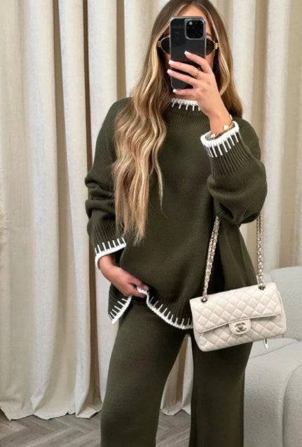 Set in Maglia a Due Pezzi