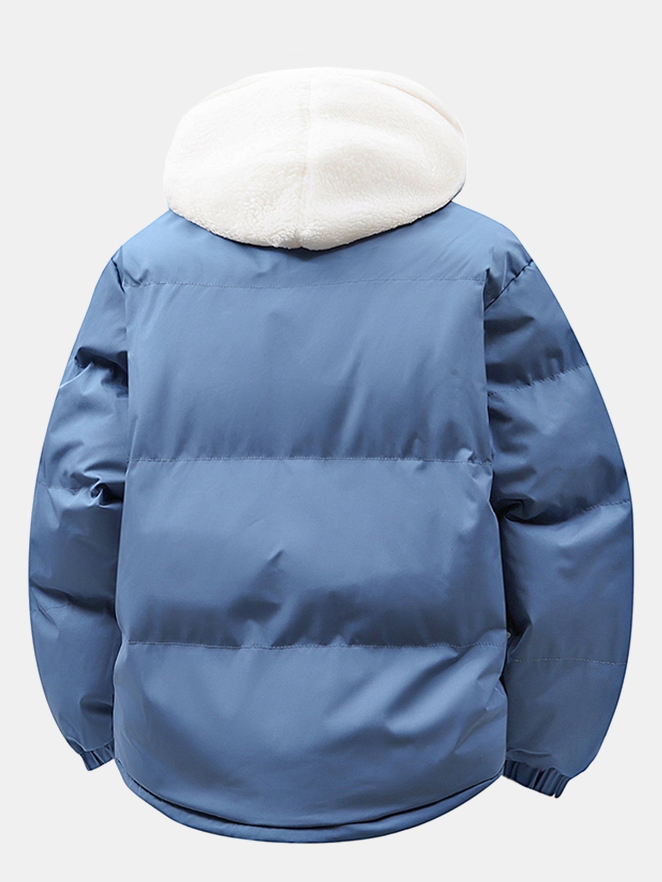 Cappotto Puffer con Cappuccio Teddy 2 in 1