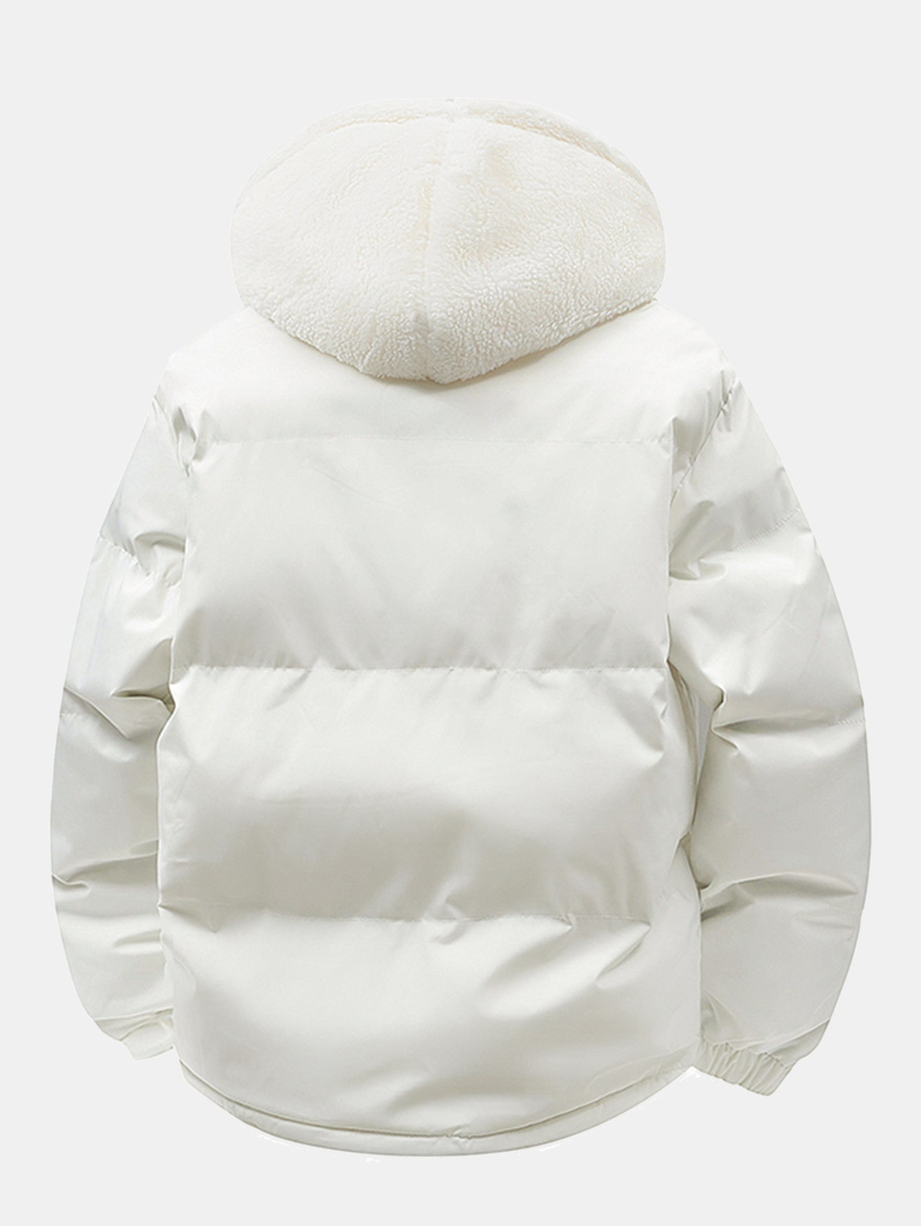 Cappotto Puffer con Cappuccio Teddy 2 in 1