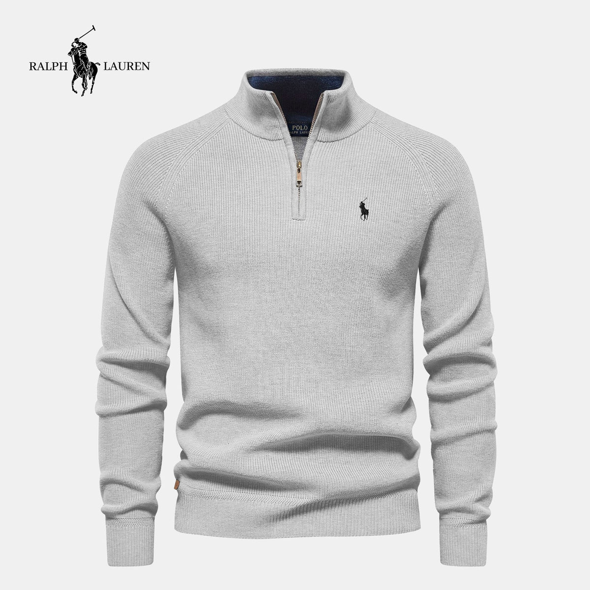 Maglione Mezzo Zip