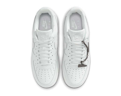 Scarpe da ginnastica basse da donna in pelle bianca
