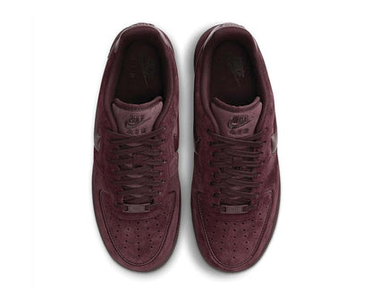Scarpe da ginnastica in pelle da donna color bordeaux