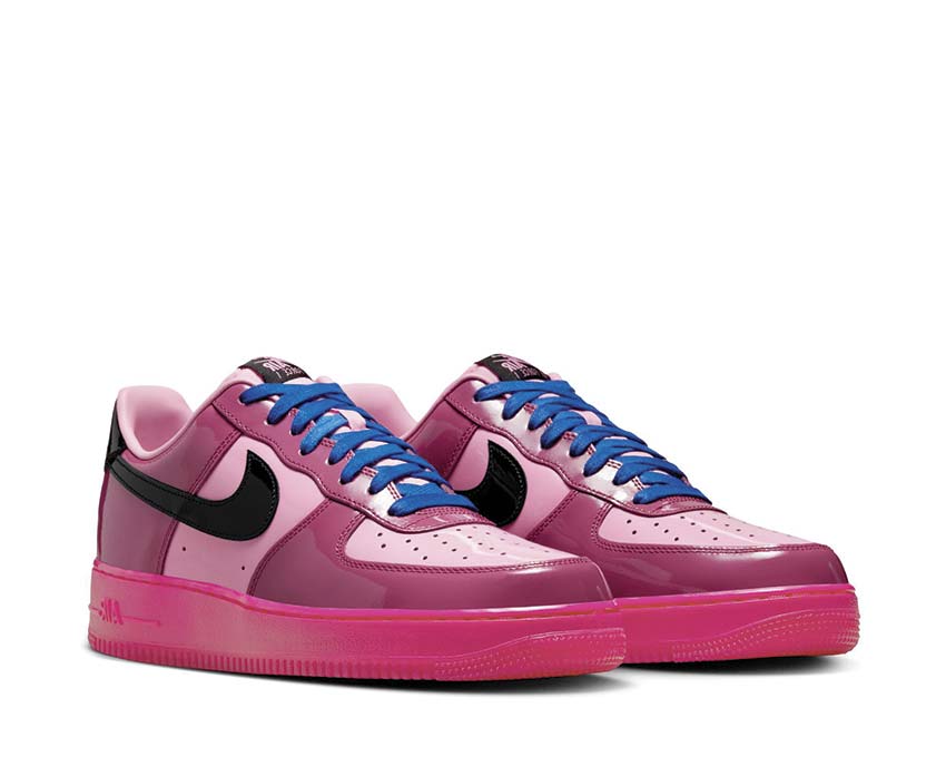 Scarpe da ginnastica basse in pelle color rosa pastello