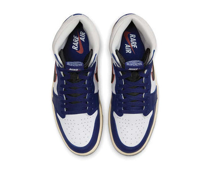 Scarpe da ginnastica alte retrò in pelle con design esclusivo
