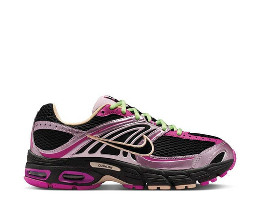 Scarpe da corsa ammortizzate in tessuto traspirante colore rosa acceso