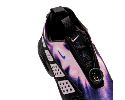 Scarpe da ginnastica con ammortizzazione ad aria, modello SNDR W, colore violetto persiano.