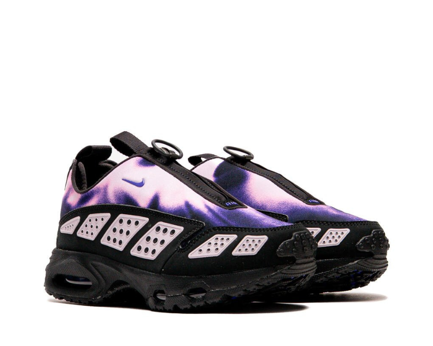 Scarpe da ginnastica con ammortizzazione ad aria, modello SNDR W, colore violetto persiano.