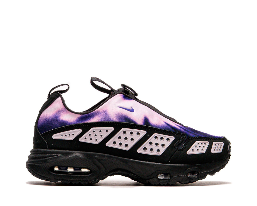 Scarpe da ginnastica con ammortizzazione ad aria, modello SNDR W, colore violetto persiano.